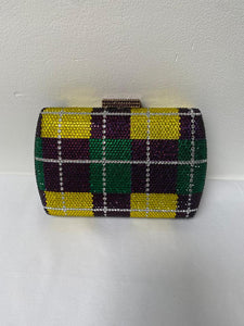 A Uniquie Multil Colour Crystal Evening Bag.