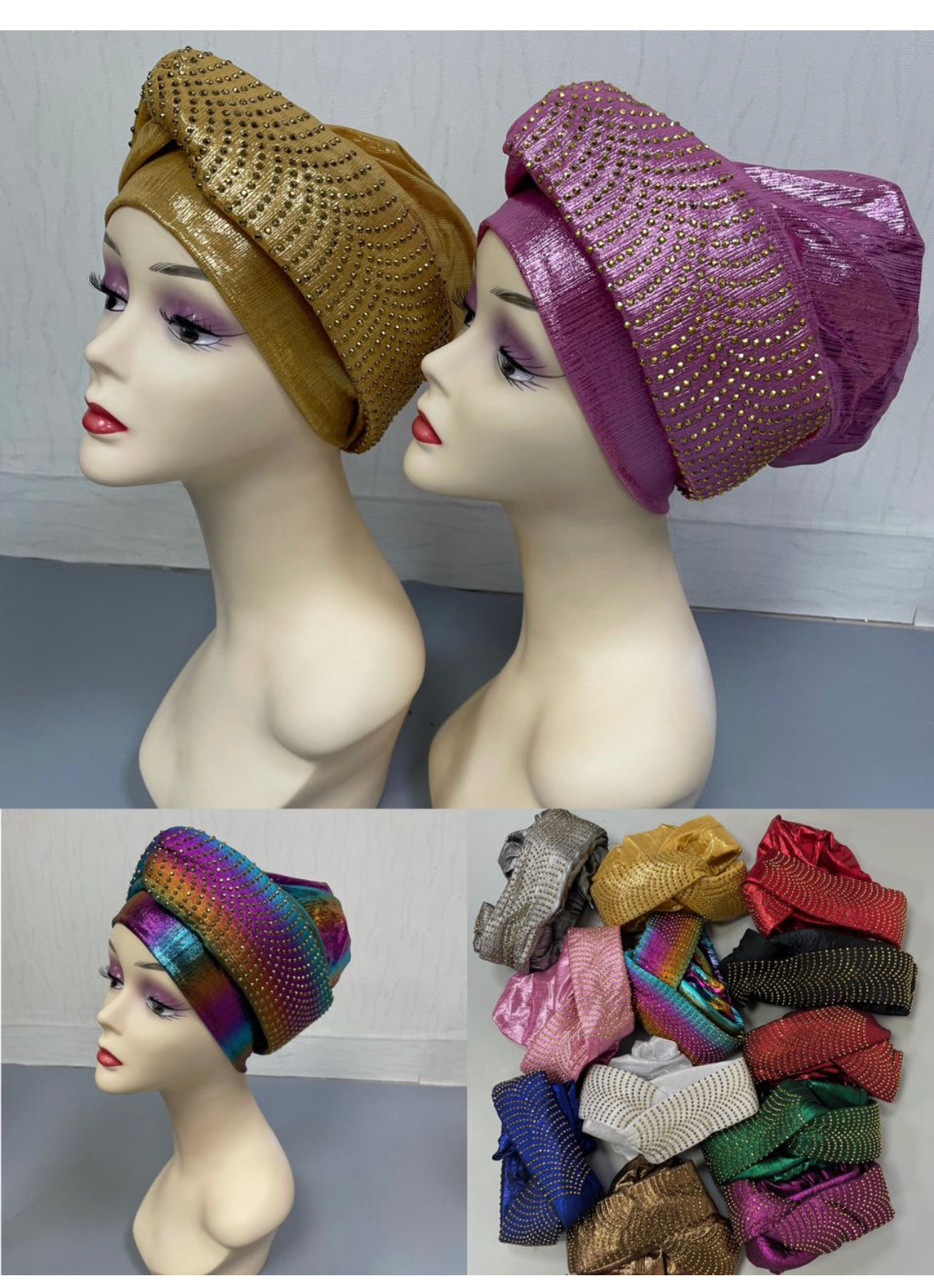 Ladies Turban / Head Gear Available In Different Colours.