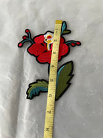 Load image into Gallery viewer, 3D Rose  Flower Embroidery Sew/Iron/Glue Patch 3pce Set. Dress Applique Craft Rose Flower

