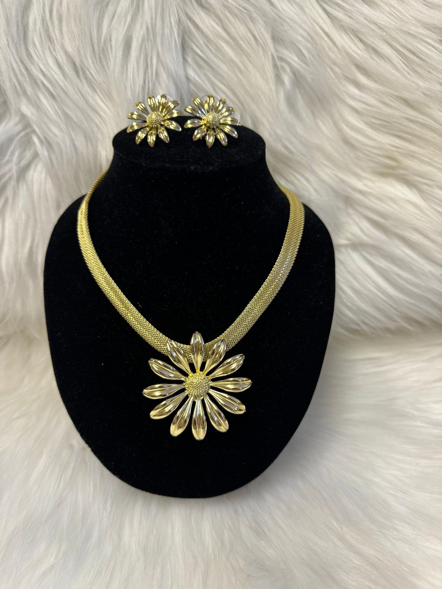 18k Dubai Gold Plated  Necklace Set Jewelry