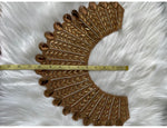 Load image into Gallery viewer, Neckline Applique Trim.  Embellished Sew Or Iron On Trim
