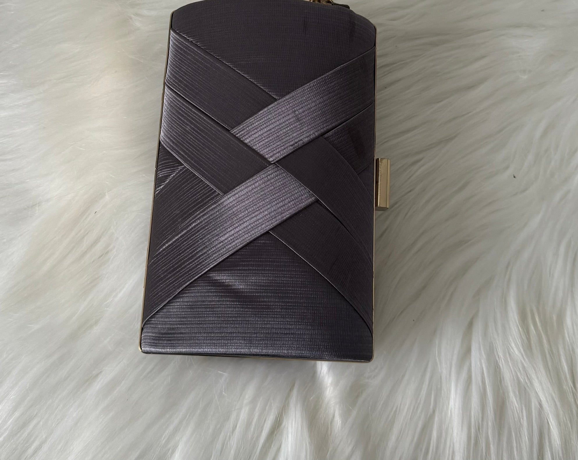 Grey Clutch Bag