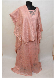 3pcs  African/Nigeria Ready To Wear  Traditional Boubou Lace Outfit