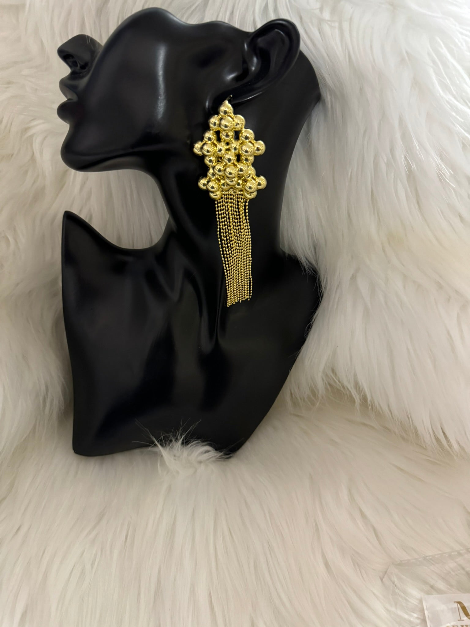 18k Gold Plated Dubai Drop Earring