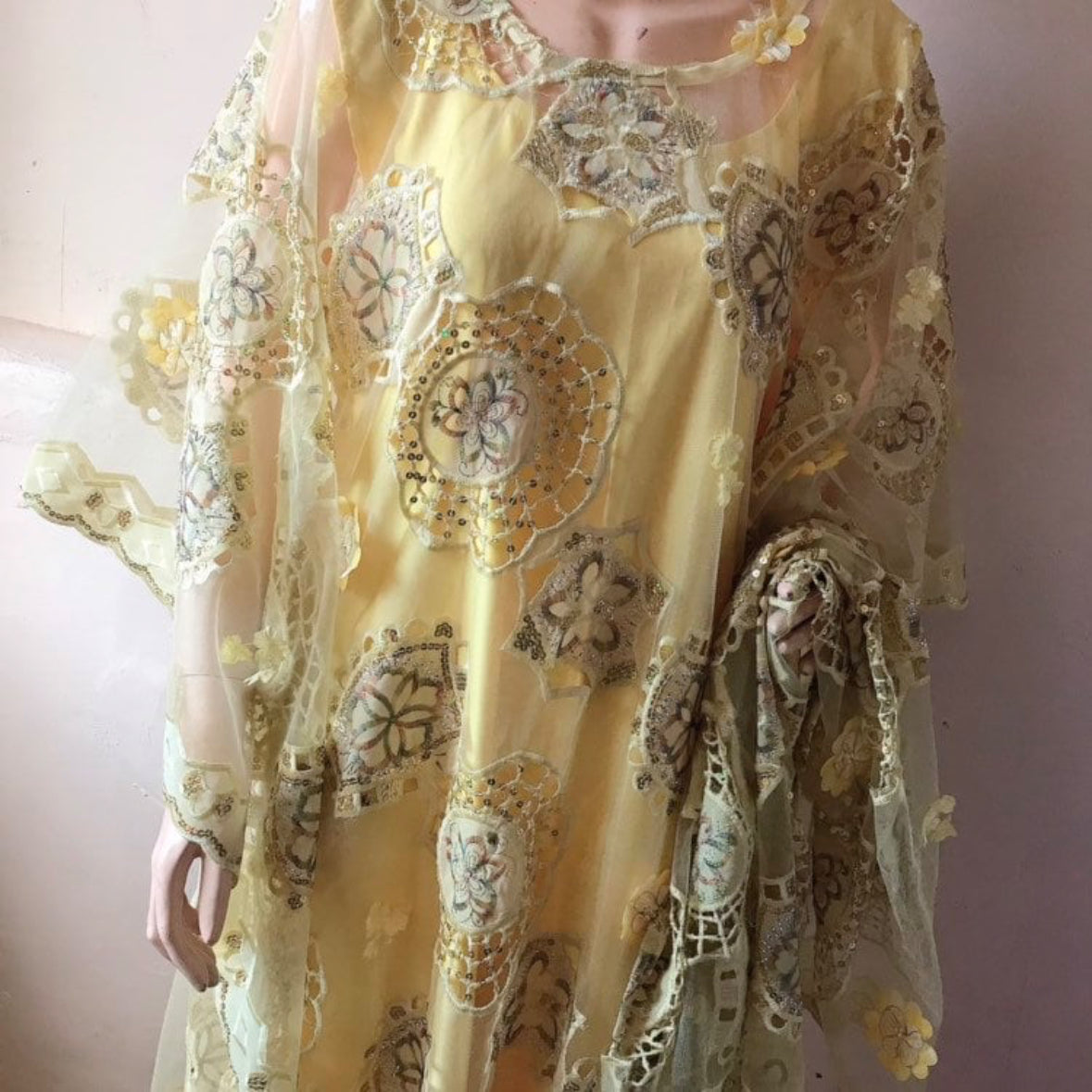 African Lace Boubou /Kaftan/Agbada Ladies Ready To Wear