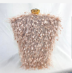 Peach Clutch Bag