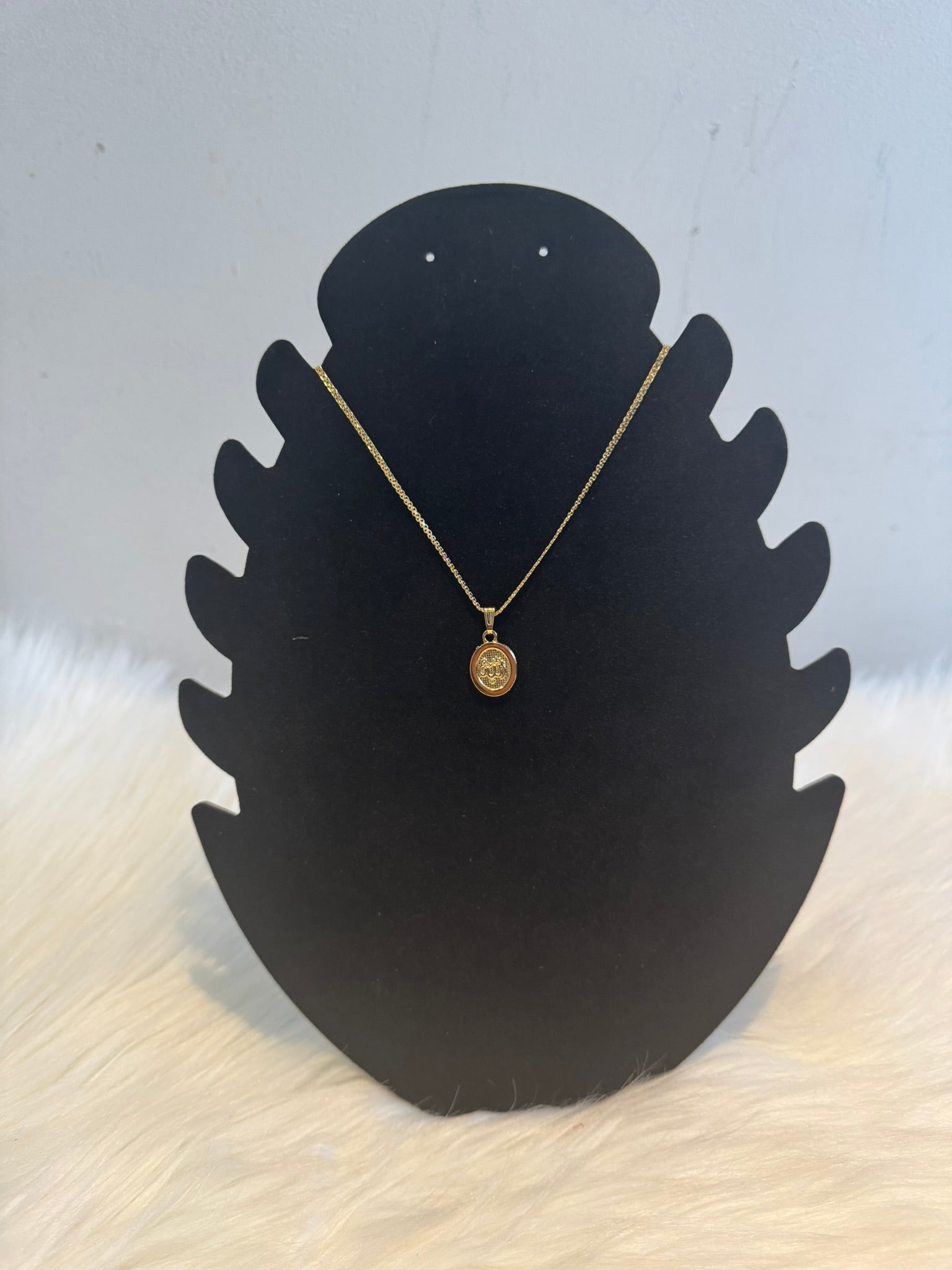 18k Gold Plated Chain And Pendant