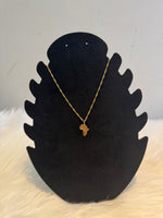 Load image into Gallery viewer, 18k Gold Plated Chain And Pendant African Pendant
