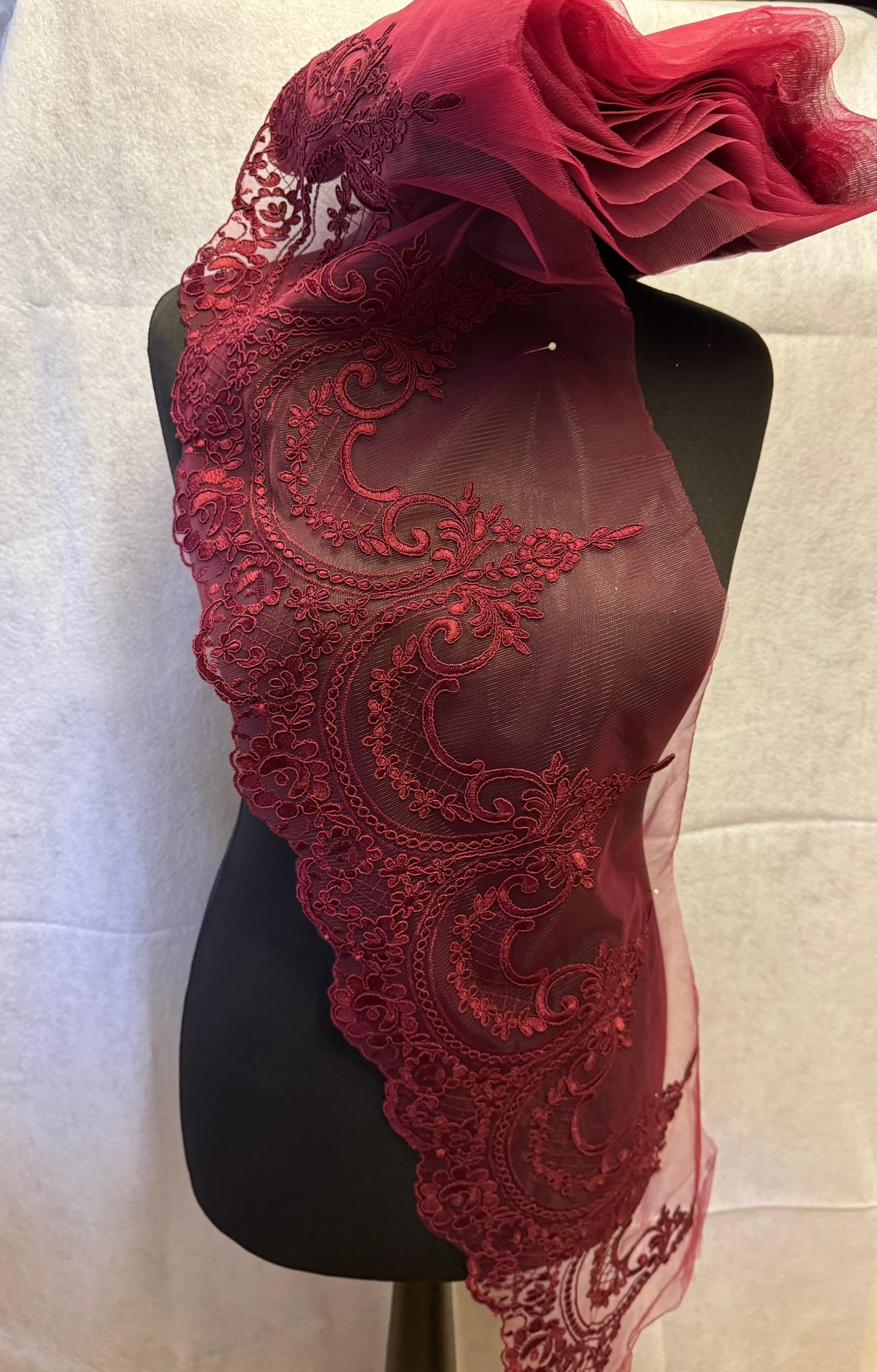 Lace Trim Embroidery In Different Colours