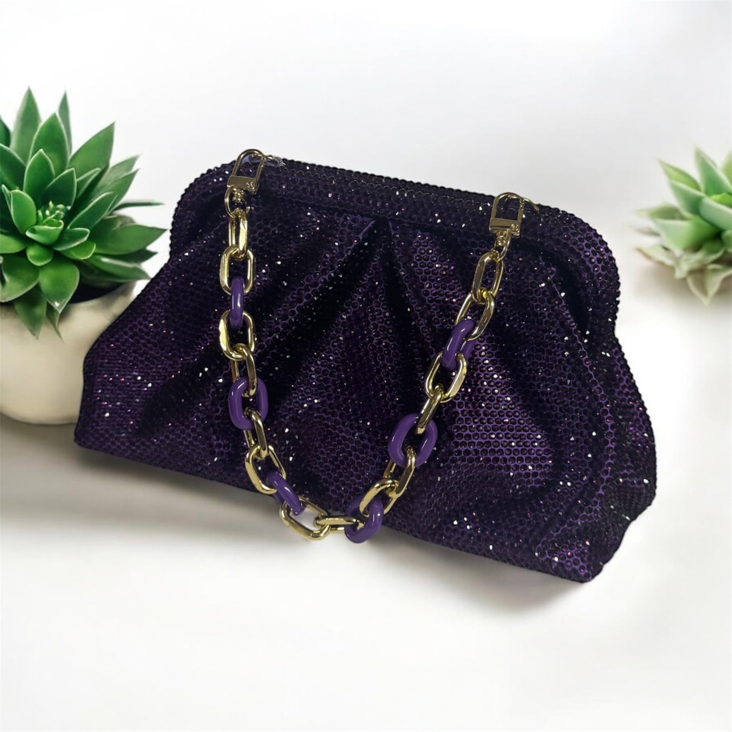 SEQUINED EVENING BAG / CLUTCH