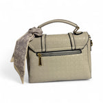 Load image into Gallery viewer, BEIGE GOLD LEATHER HANDBAG/CROSSBAG
