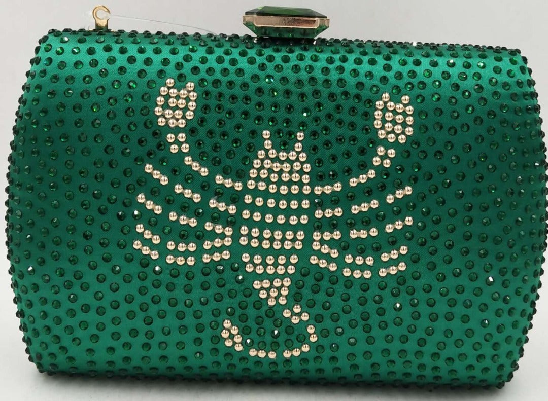 Rhinestone Scropion Clutch Bag