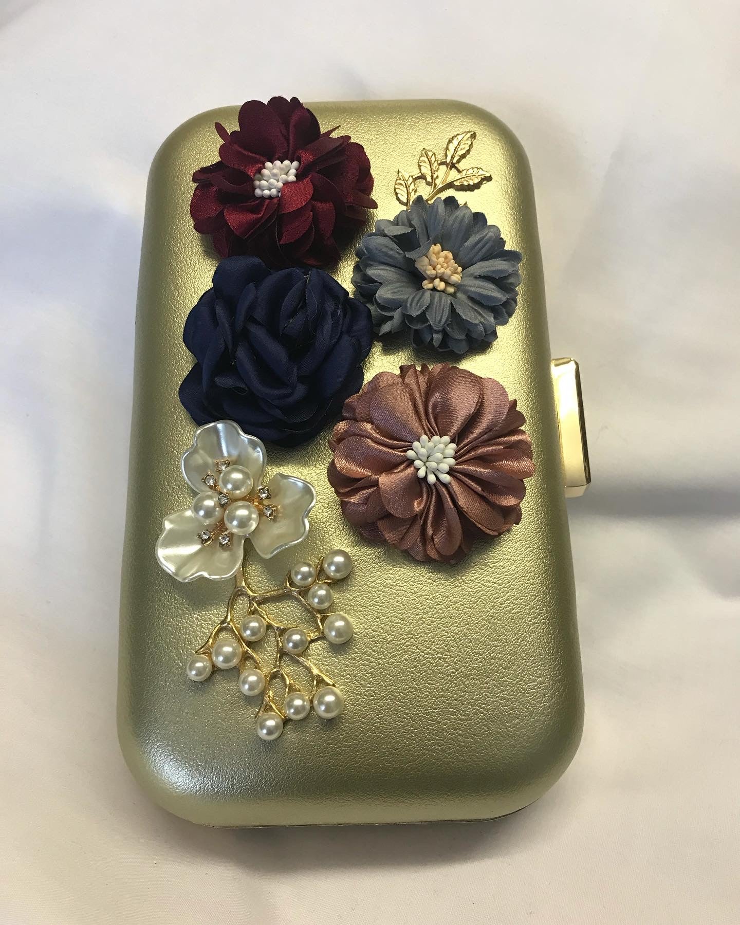 Ladies Flowery Clutch/ Evening  Bag