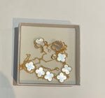 Load image into Gallery viewer, 18k Gold Plated  Four LeafNecklace Set
