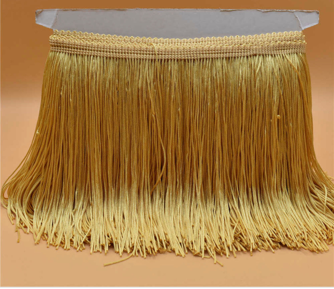 Gold Tassle Fringe Trim 7/8ins/20cm (5yds)