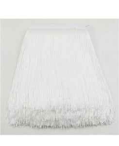 Tassle Fringe Trim 10ins/25cm Available In Black And White